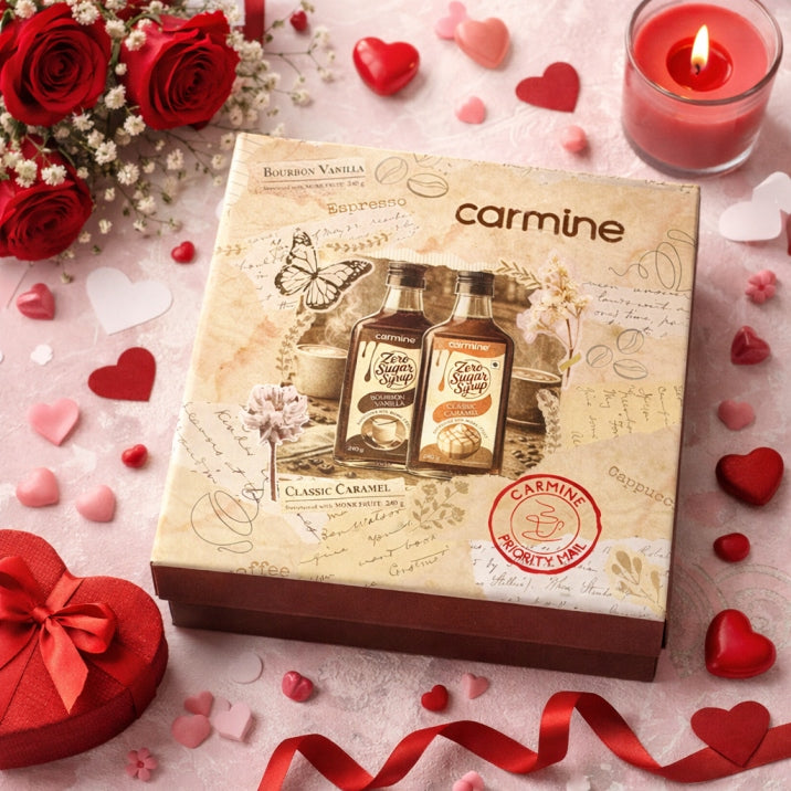 Zero Sugar Syrups | Gift Pack for Coffee and Milkshakes | Bourbon Vanilla and Orange Burst Syrup 240 g each