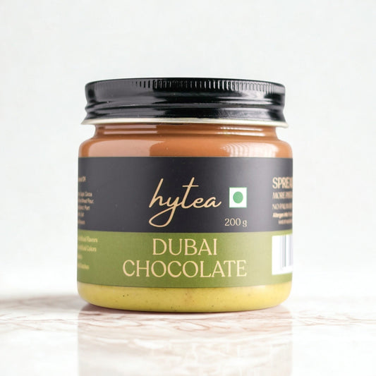 Hytea Dubai Chocolate | Luxe Spread with Premium Nuts, Real Cocoa & Clean Ingredients 200g