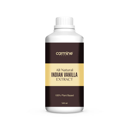 Carmine County All Natural Indian Vanilla Extract 500 ml