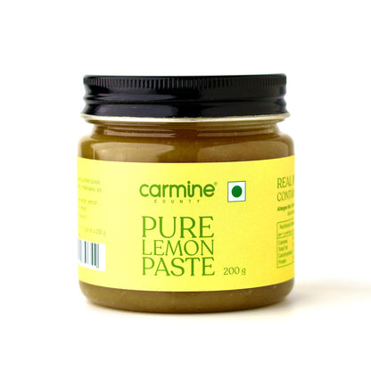 Pure Lemon Paste 200 g, No Artificial Flavours, No Added Colors, No Preservatives