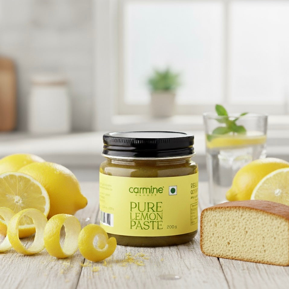 Pure Lemon Paste 200 g, No Artificial Flavours, No Added Colors, No Preservatives