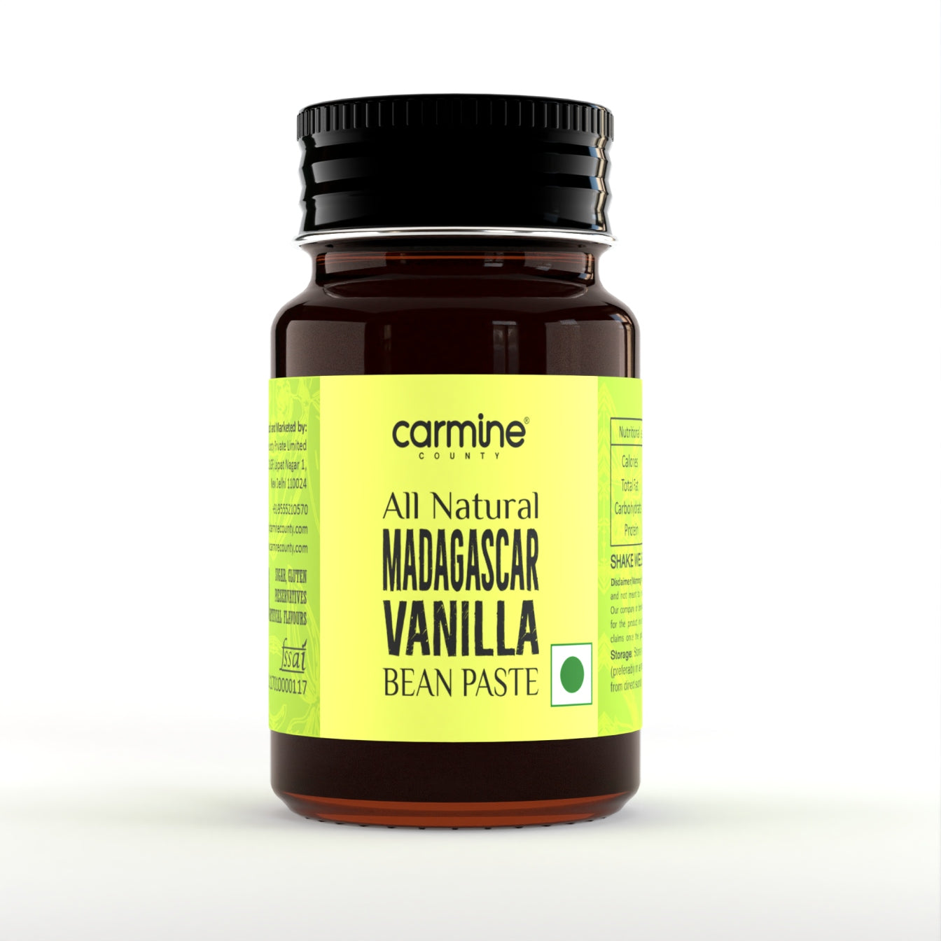 Carmine County All Natural Madagascar Vanilla Bean Paste