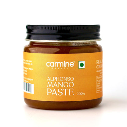 Alphonso Mango Paste 200 g, No Artificial Flavours, No Added Colors, No Preservatives