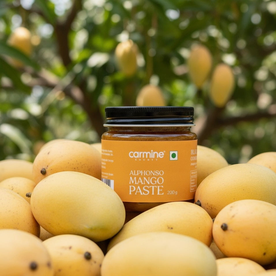 Alphonso Mango Paste 200 g, No Artificial Flavours, No Added Colors, No Preservatives