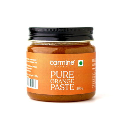 Pure Orange Paste 200 g, No Artificial Flavours, No Added Colors, No Preservatives