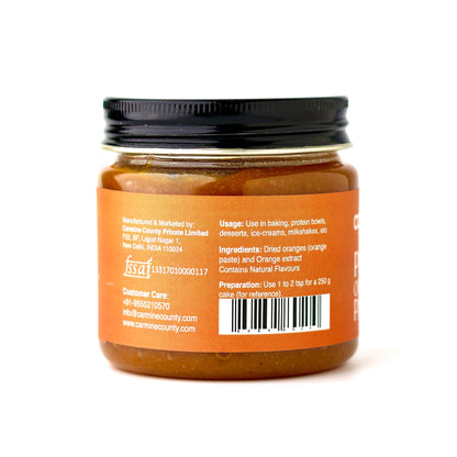 Pure Orange Paste 200 g, No Artificial Flavours, No Added Colors, No Preservatives