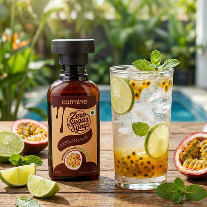 Zero Sugar Syrups - Natural, Plant-Based, Sweetened with Pure Monk Fruit, Clean Label Syrups, 60 g