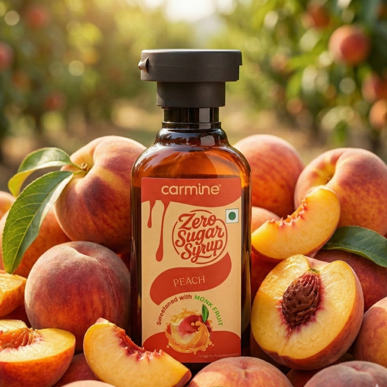 Zero Sugar Syrups - Natural, Plant-Based, Sweetened with Pure Monk Fruit, Clean Label Syrups, 60 g