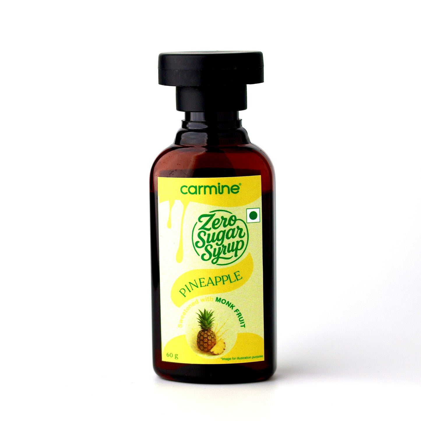 Zero Sugar Syrups - Combo of 5 Syrups (Pineapple, Tropical Bliss, Classic Caramel, Classic Chocolate and Orange Burst), 60 g each