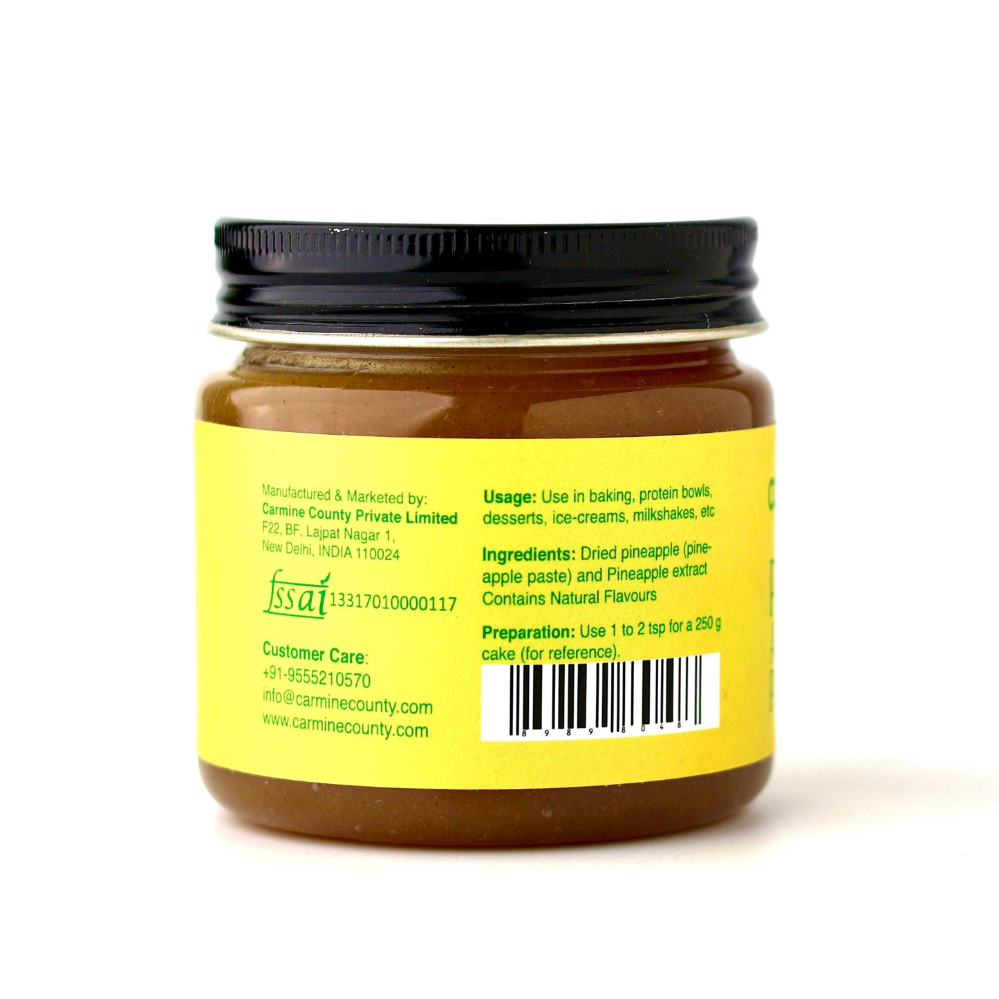 Pure Pineapple Paste 200 g, No Artificial Flavours, No Added Colors, No Preservatives