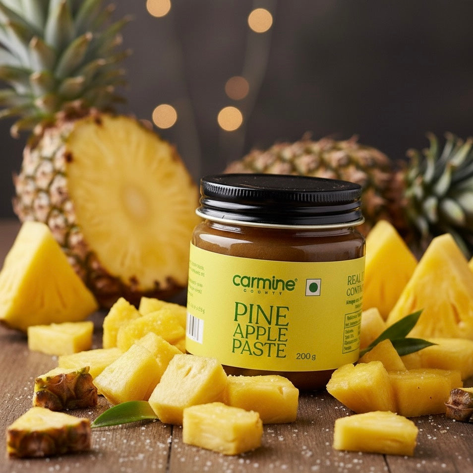 Pure Pineapple Paste 200 g, No Artificial Flavours, No Added Colors, No Preservatives