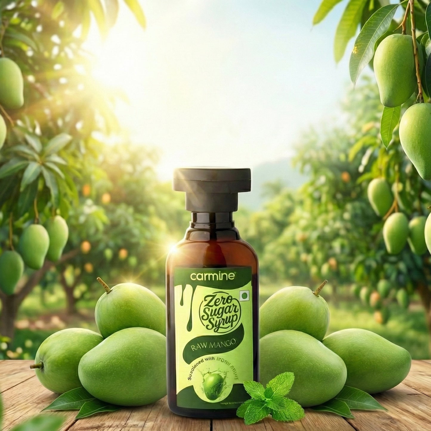 Zero Sugar Syrups - Natural, Plant-Based, Sweetened with Pure Monk Fruit, Clean Label Syrups, 60 g