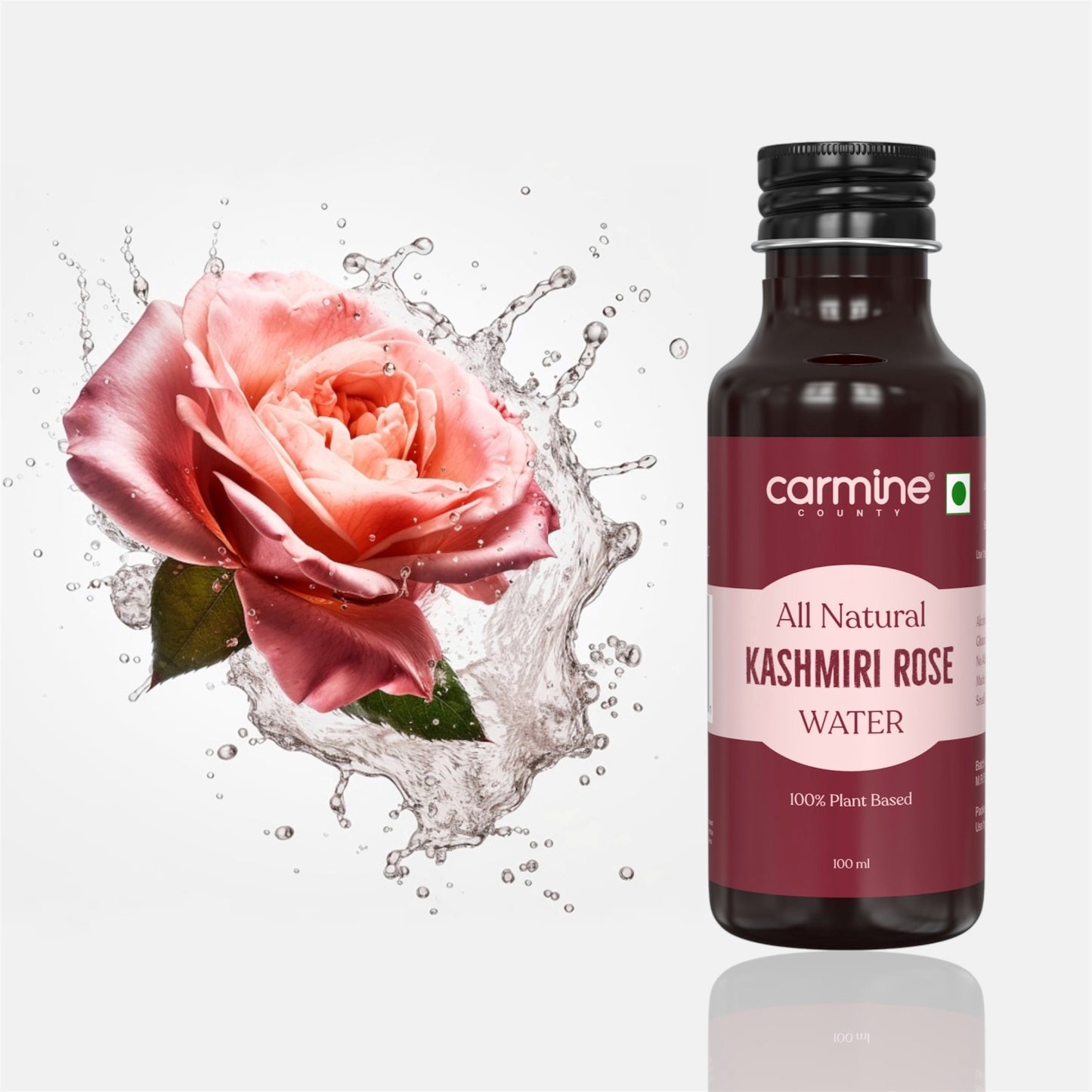 Carmine County All Natural Kashmiri Rose Water