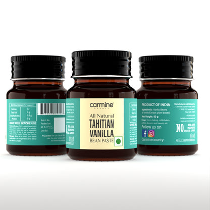 Carmine County All Natural Tahitian Vanilla Bean Paste 50 g