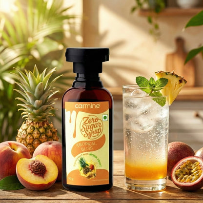 Zero Sugar Syrups - Natural, Plant-Based, Sweetened with Pure Monk Fruit, Clean Label Syrups, 60 g