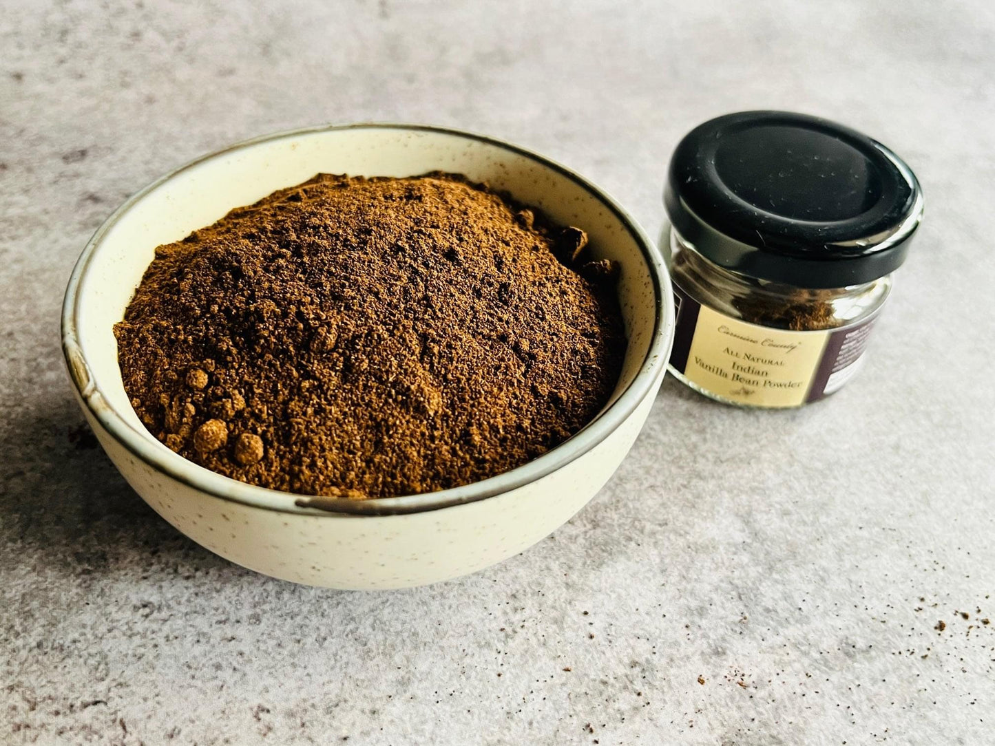 Carmine County All Natural Indian Vanilla Bean Powder 10 g