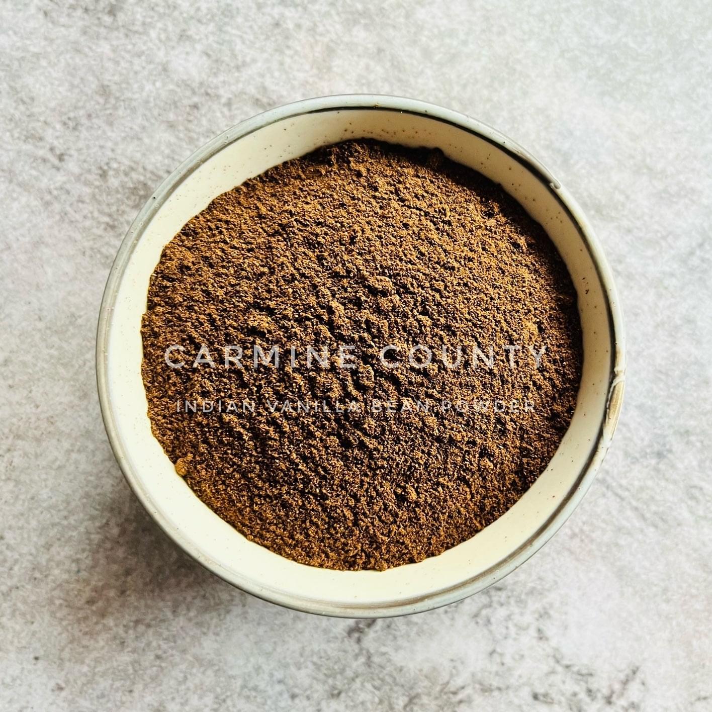 Carmine County All Natural Indian Vanilla Bean Powder 10 g