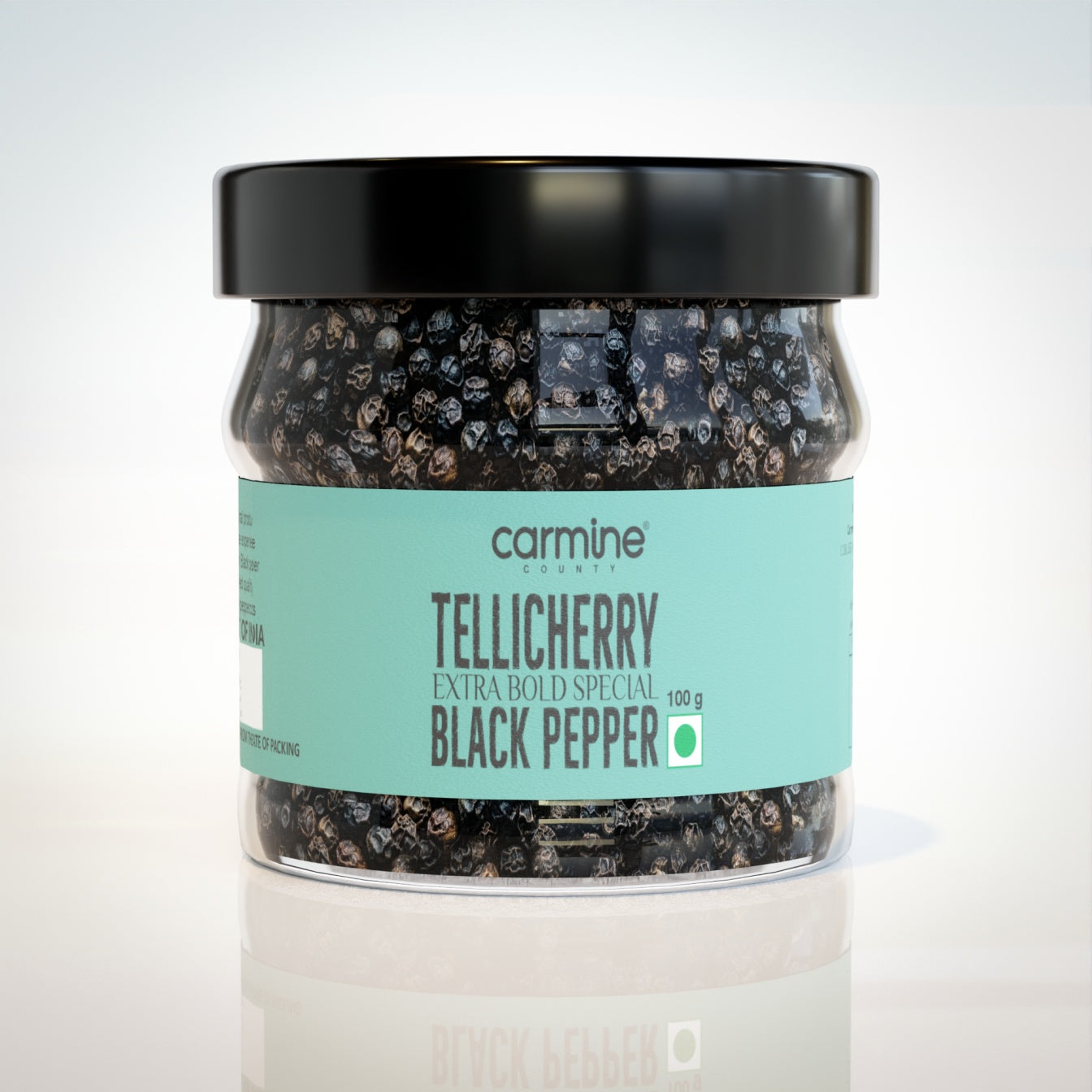 Carmine County Tellicherry Extra Bold Special Black Pepper 100 g