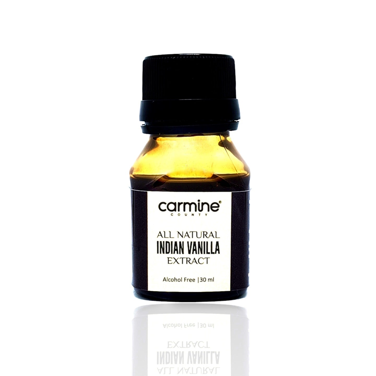 Carmine County Combo of All Natural Indian Vanilla Bean Paste and Indian Vanilla Extract