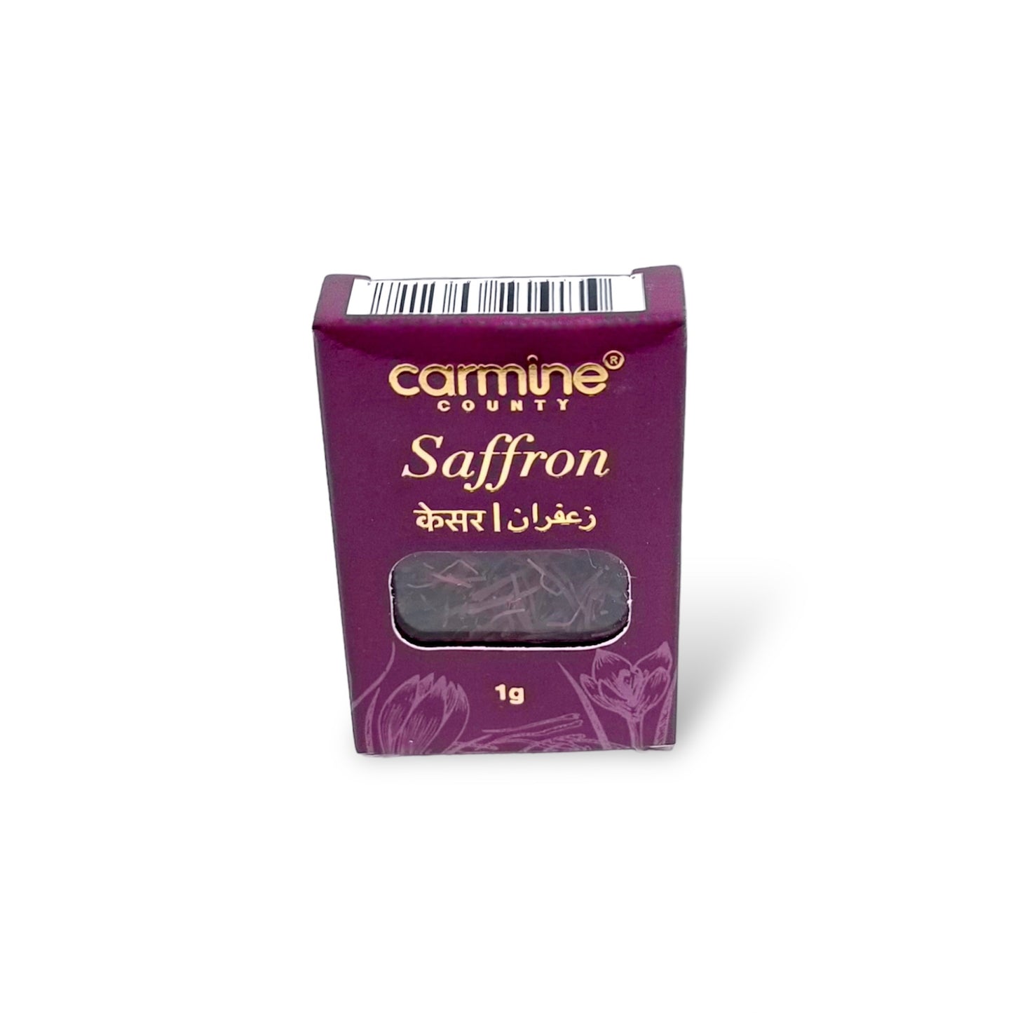 Carmine County Pure and Natural Saffron Threads 1g, Economy Pack